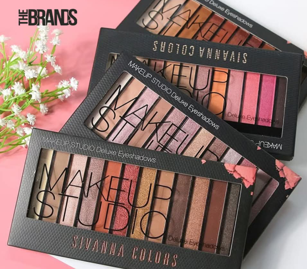 Paletas 12 sombras MAKE STUDIO