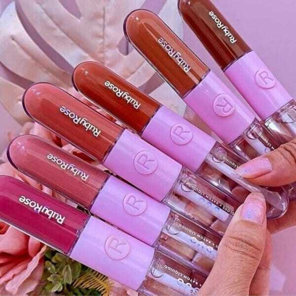 Labial duo Ruby Rose matte + gloss