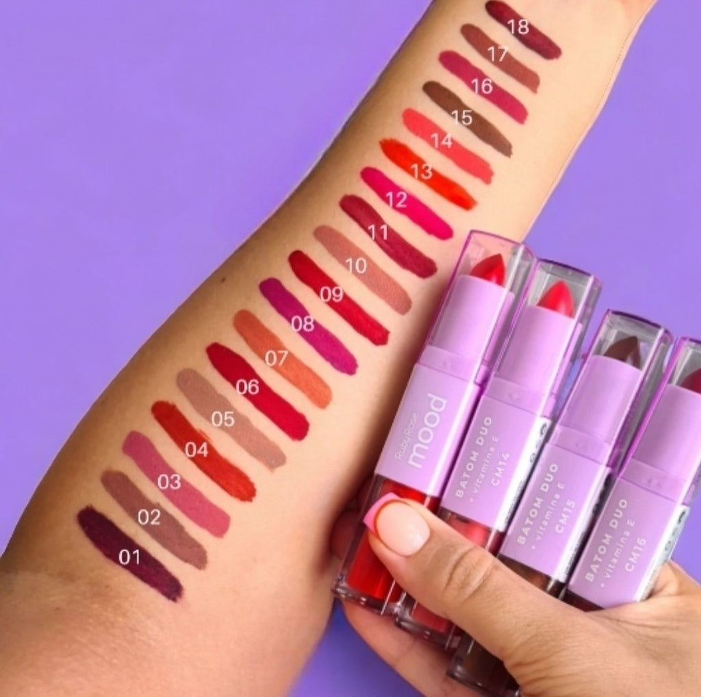 Labial matte duo 2 en 1 Ruby Rose