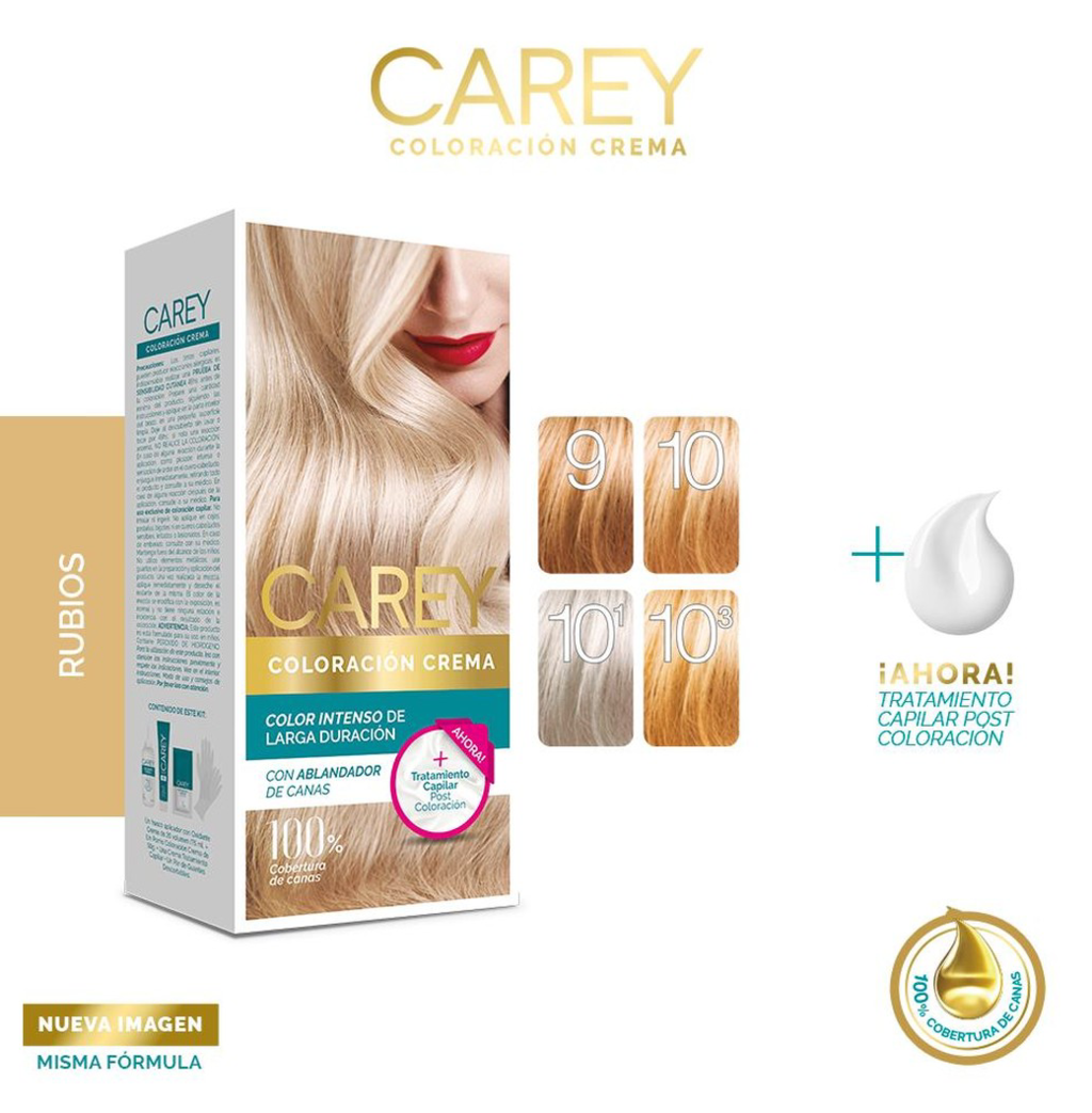 Tintas de cabello Carey