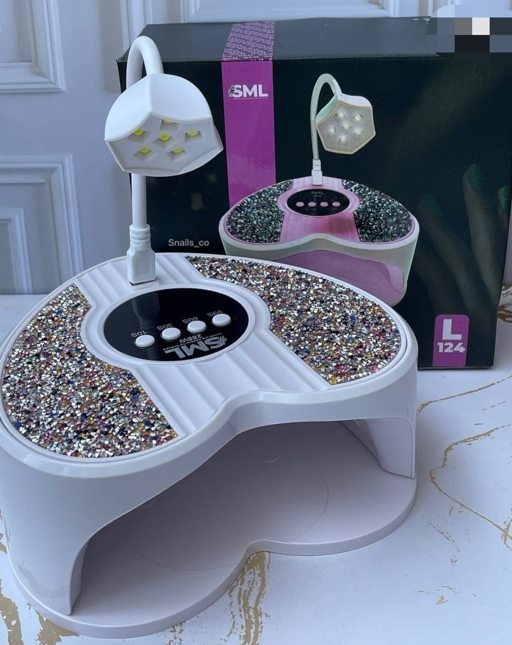 Cabina Lámpara UV LED 2 en 1 Soft gel 288W
