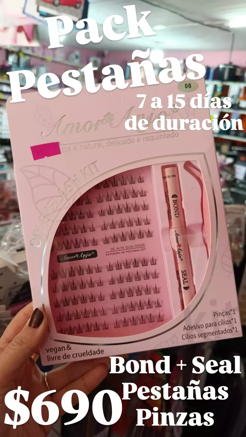 Pestañas 7 a 15 días