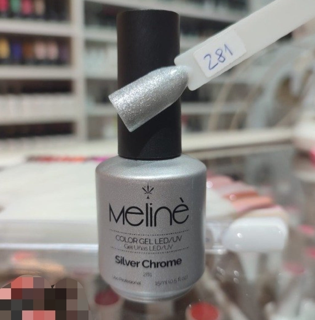 Esmalte Melinè 281 Silver Chrome