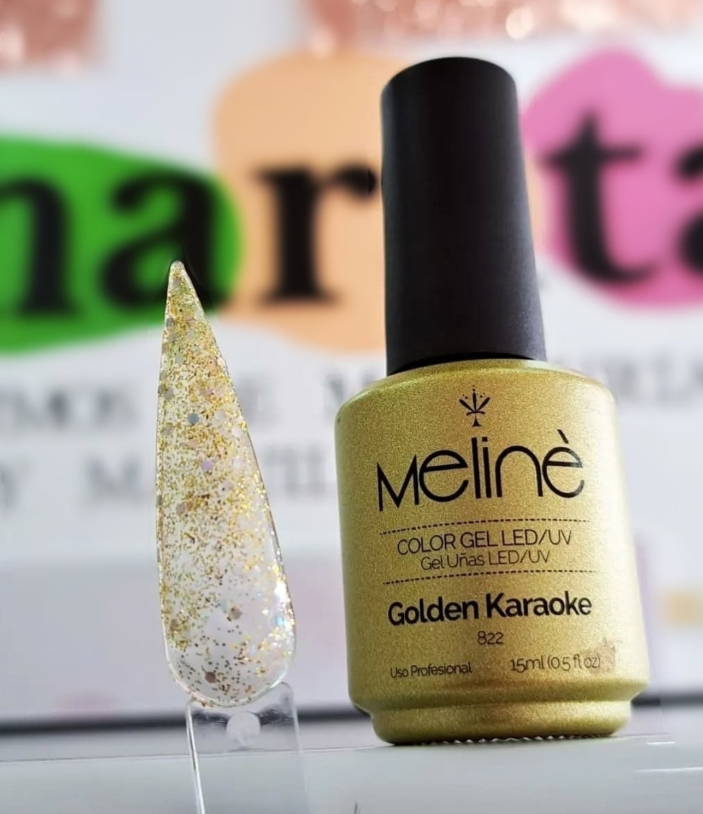 Esmalte Melinè 822 Golden Karaoke