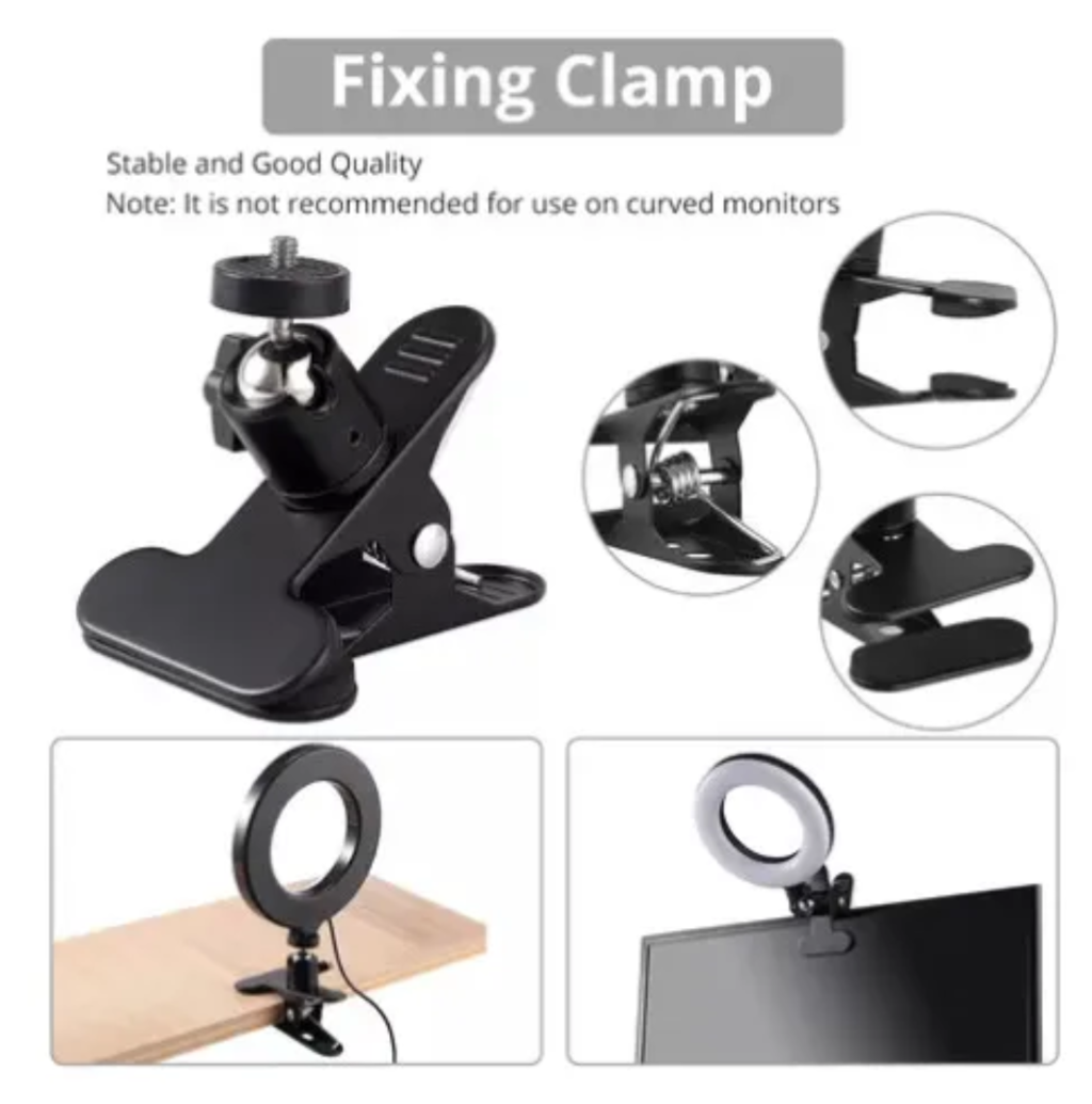 Aro de Luz con Pinza o Trípode (consultar disponibilidad)