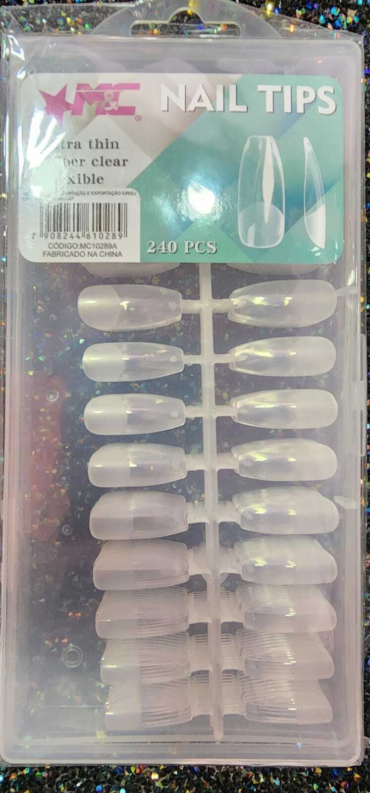 Tips Soft Gel 240 unidades