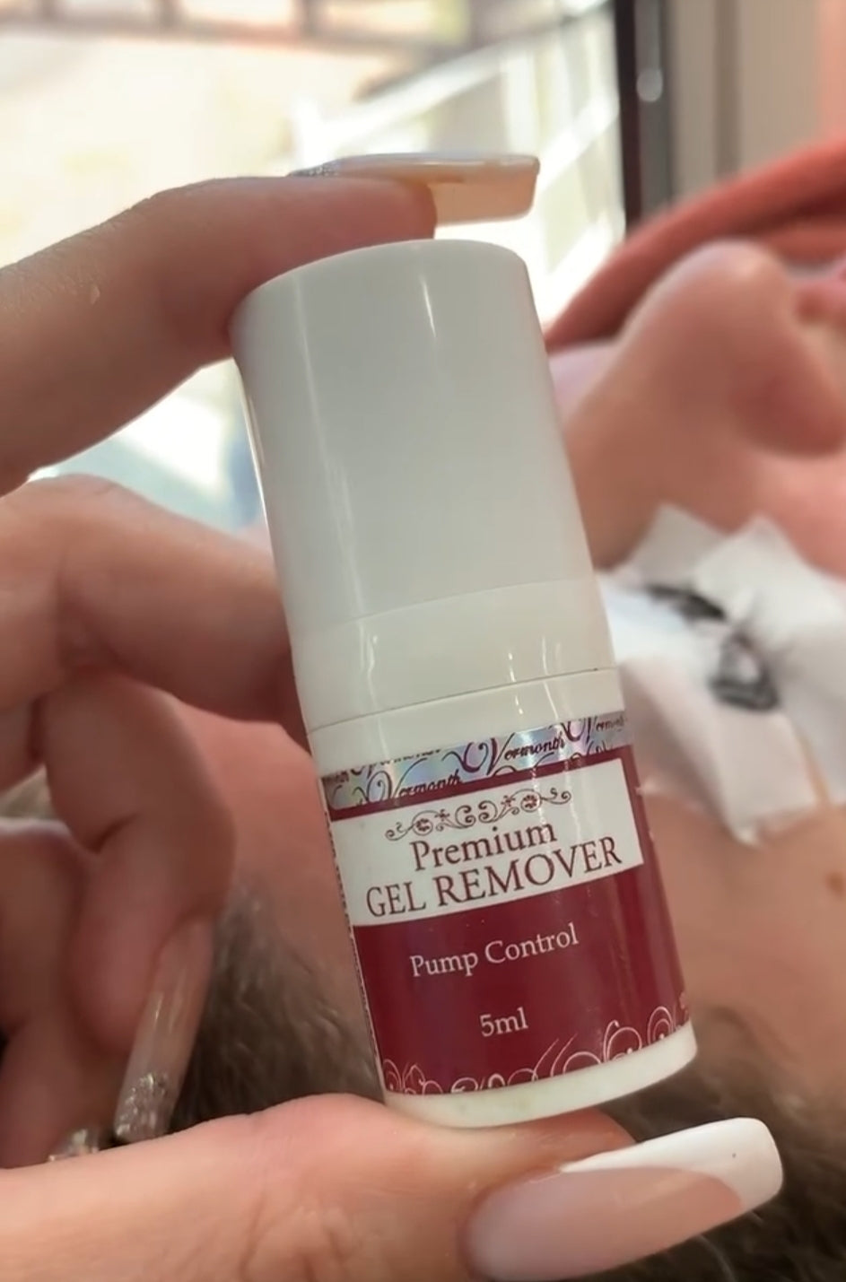 Removedor espuma de pestañas profesional