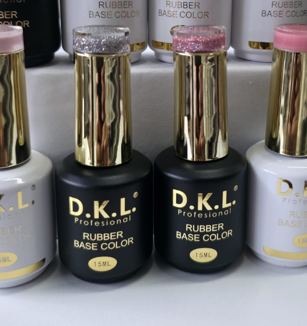 Base Rubber DKL profesional 15 ml - Glitter