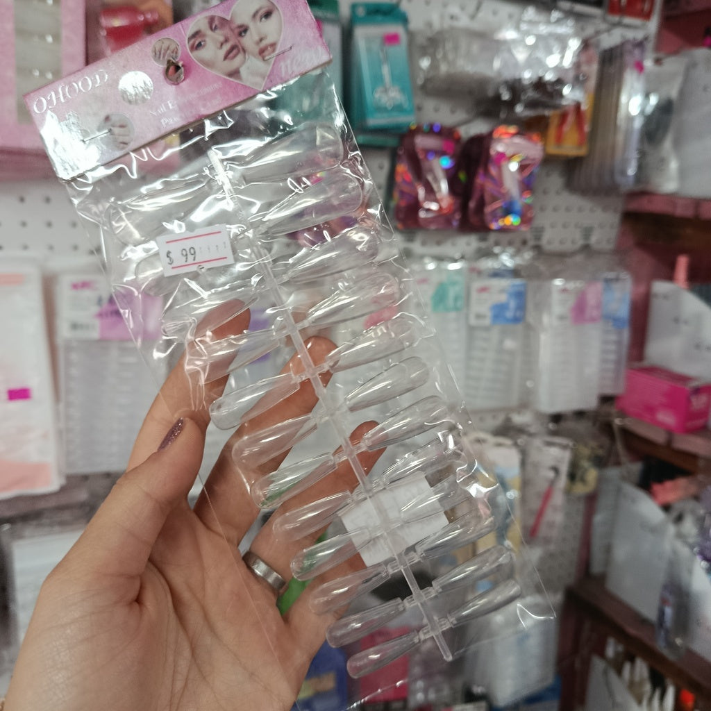 Tips de soft gel 48 unid - Coffin