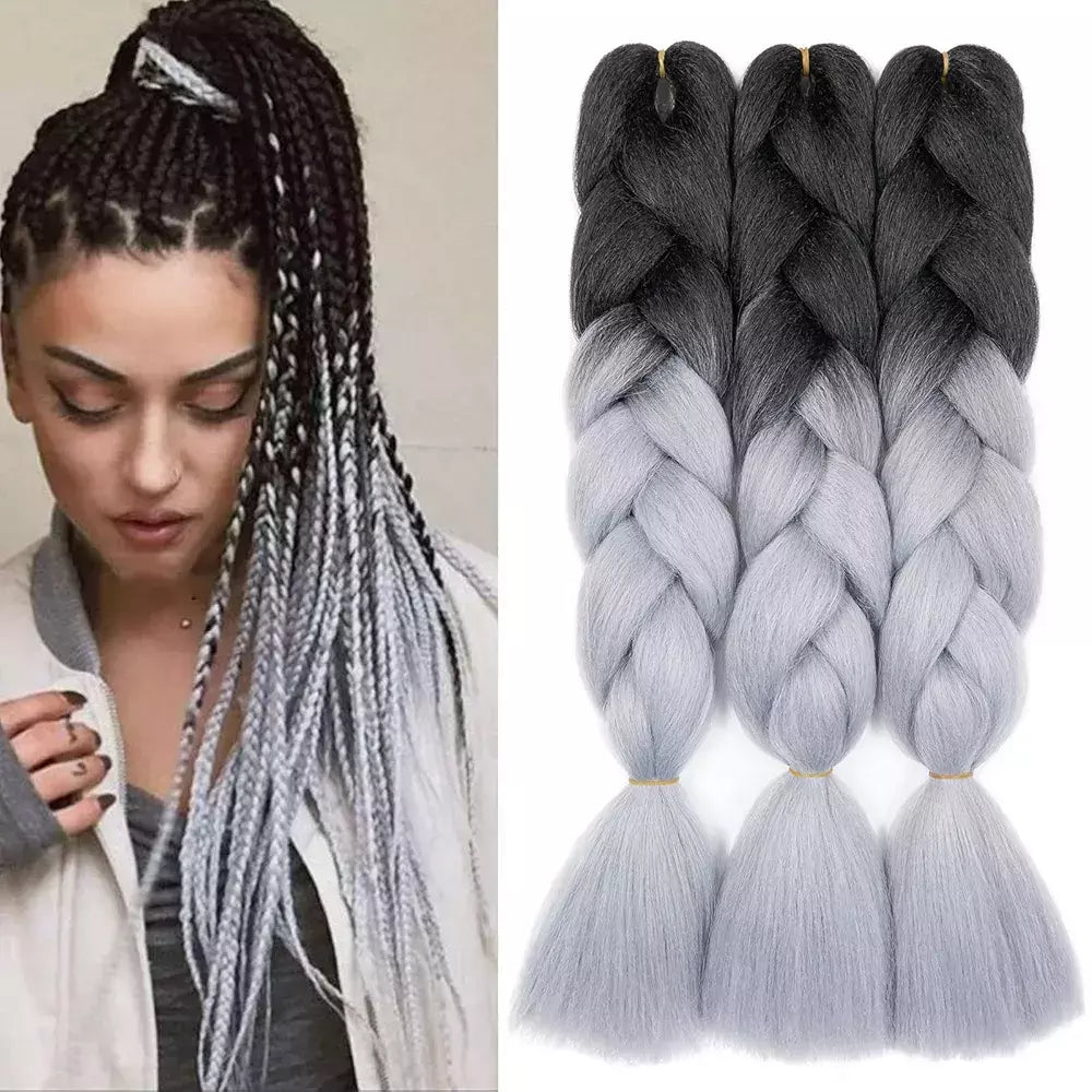 Kanekalon Californiano - Gris Medio