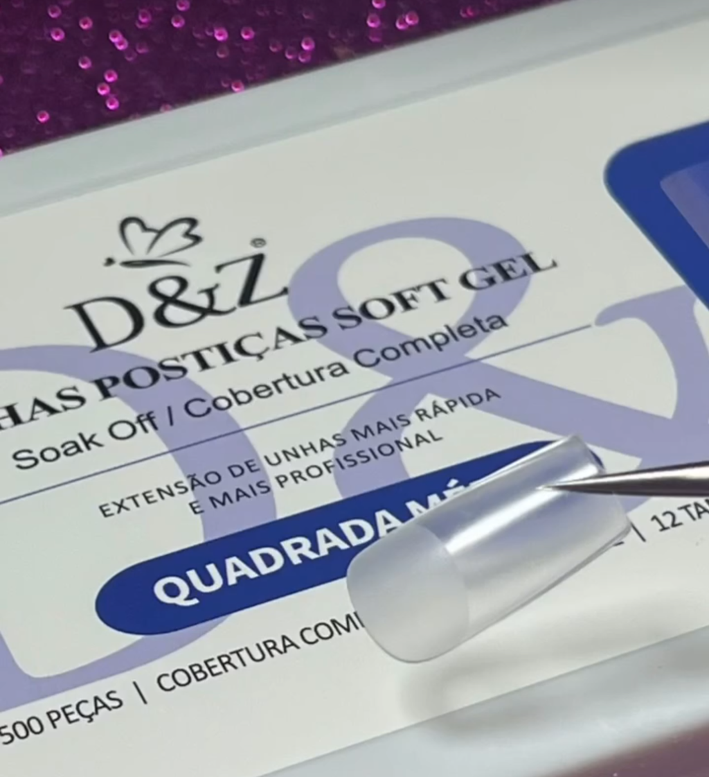 Tips Soft Gel 500 unid - D&Z Almendra y Cuadrada