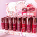 Labial liquido matte con brillos larga duración