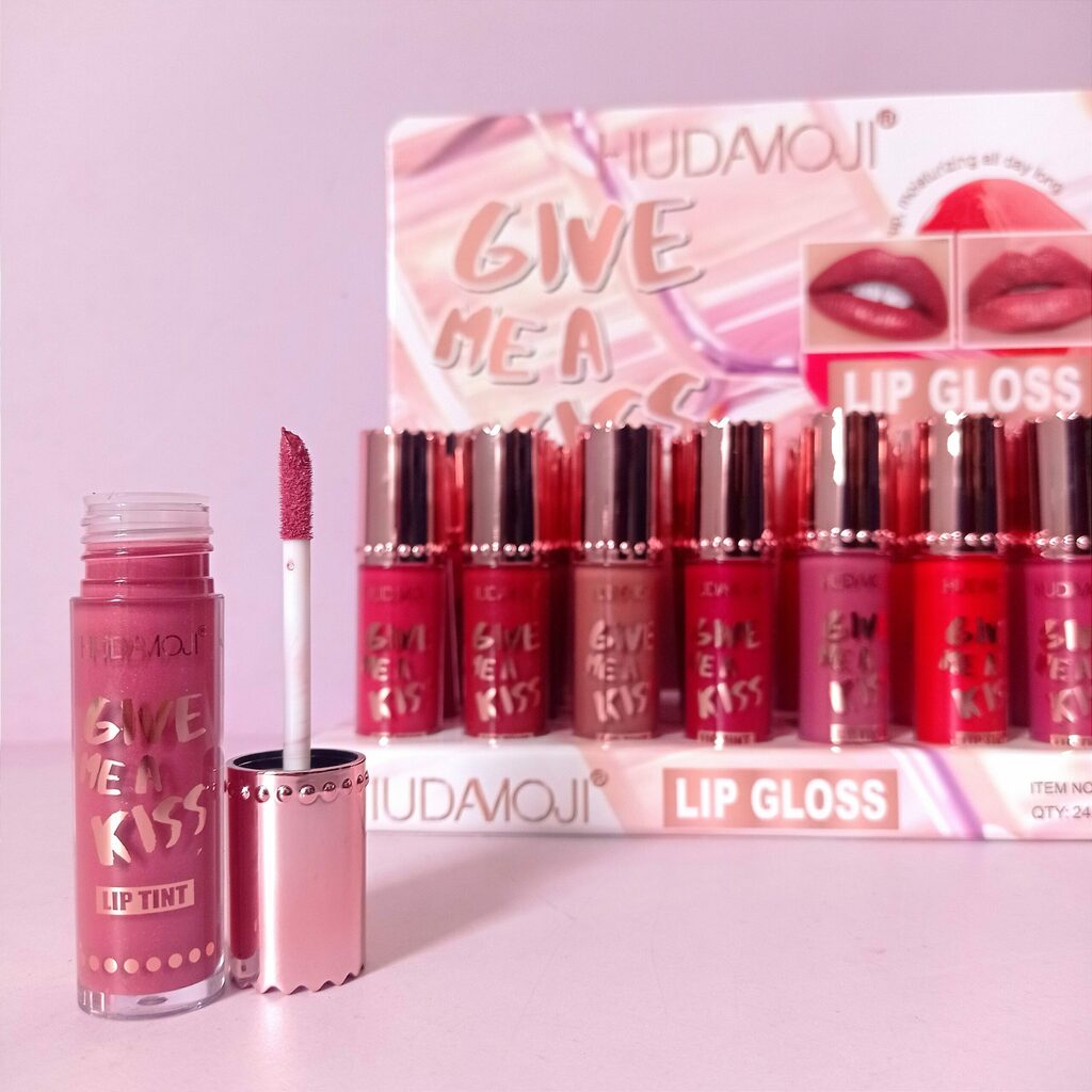 Labial liquido matte con brillos larga duración