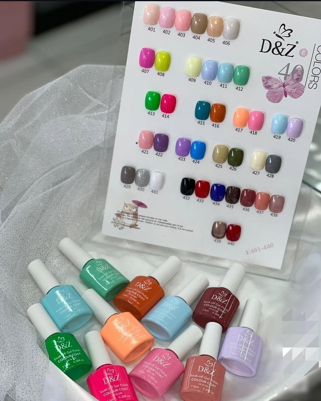 COLECCIÓN COMPLETA 40 Esmaltes UV LED - D&Z