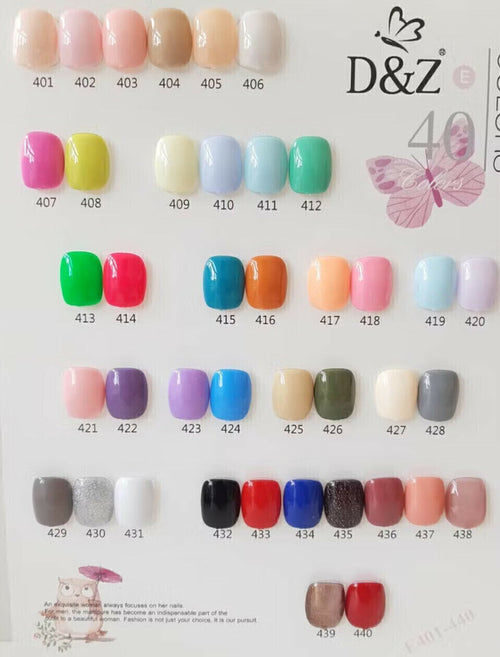 12 Esmaltes UV LED - D&Z SE DEBEN SELECCIONAR 12 COLORES