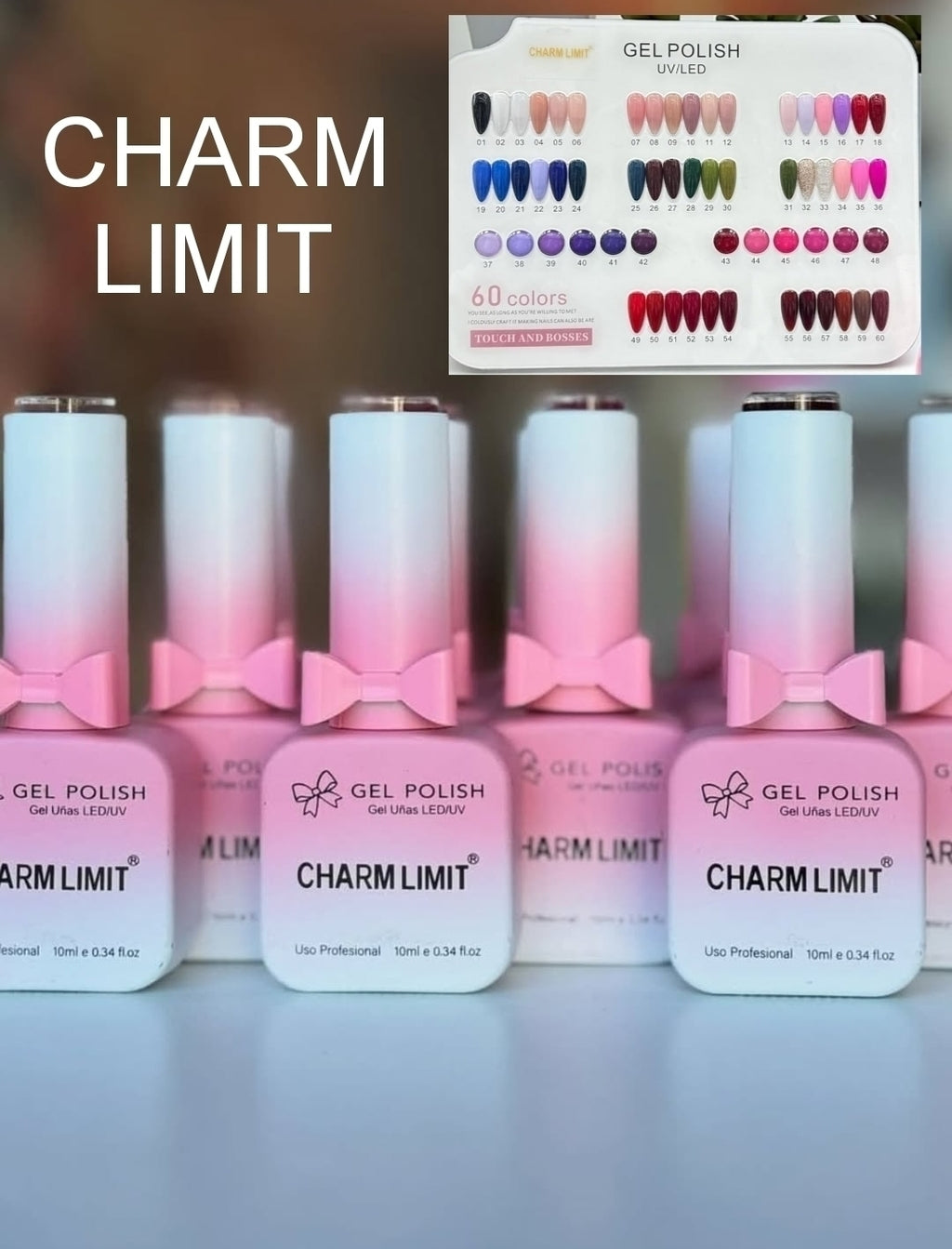 Esmaltes UV LED Charm Limit Moñito - ULTIMAS UNIDADES!
