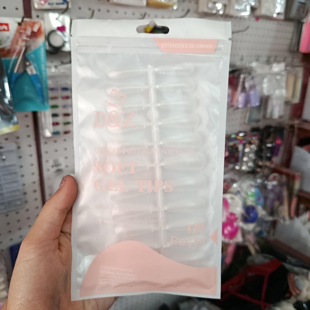 Tip Soft Gel Coffin D&Z 120 unid