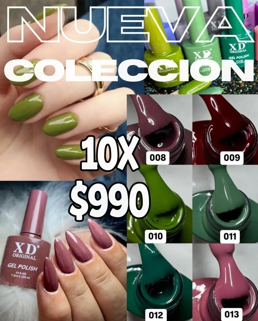 Colección Esmaltes UV LED - ÚLTIMAS UNIDADES - consulte disponibles