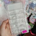 Tips de soft gel cortas 100 unid - Almendra, redonda y