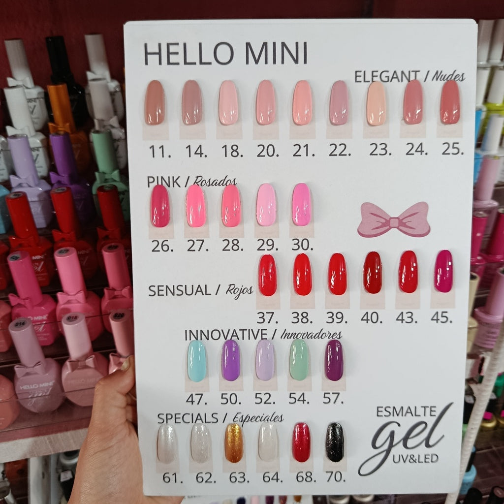 Colección esmaltes UV LED Innovadores - Hello Mini