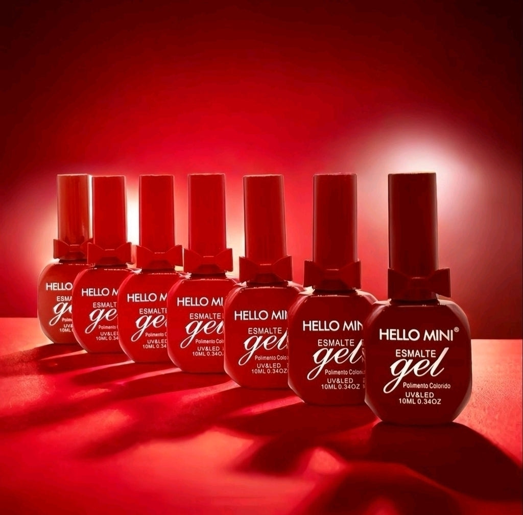 Colección esmaltes UV LED Sensual Rojos - Hello Mini