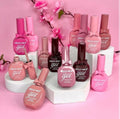Colección esmaltes UV LED Pink Rosados - Hello Mini