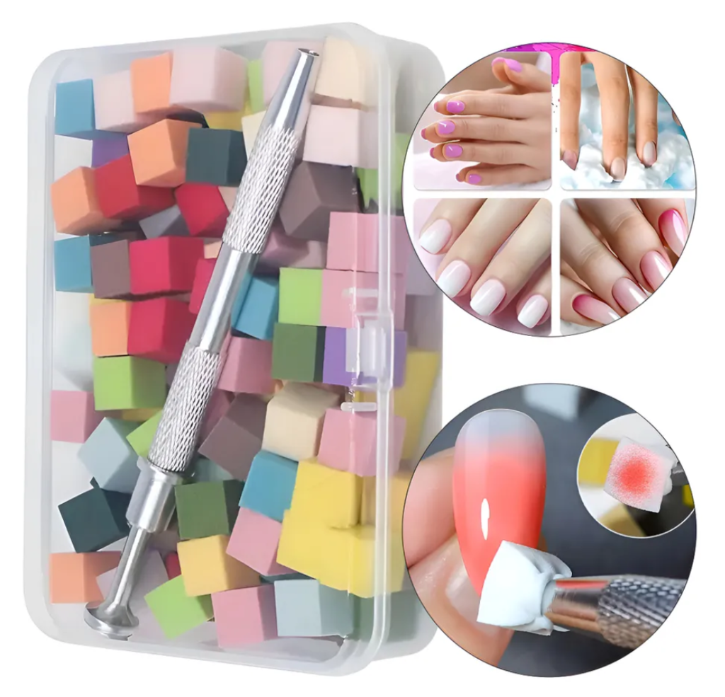 Kit de Difuminado de uñas - Esponjitas Baby Boomer