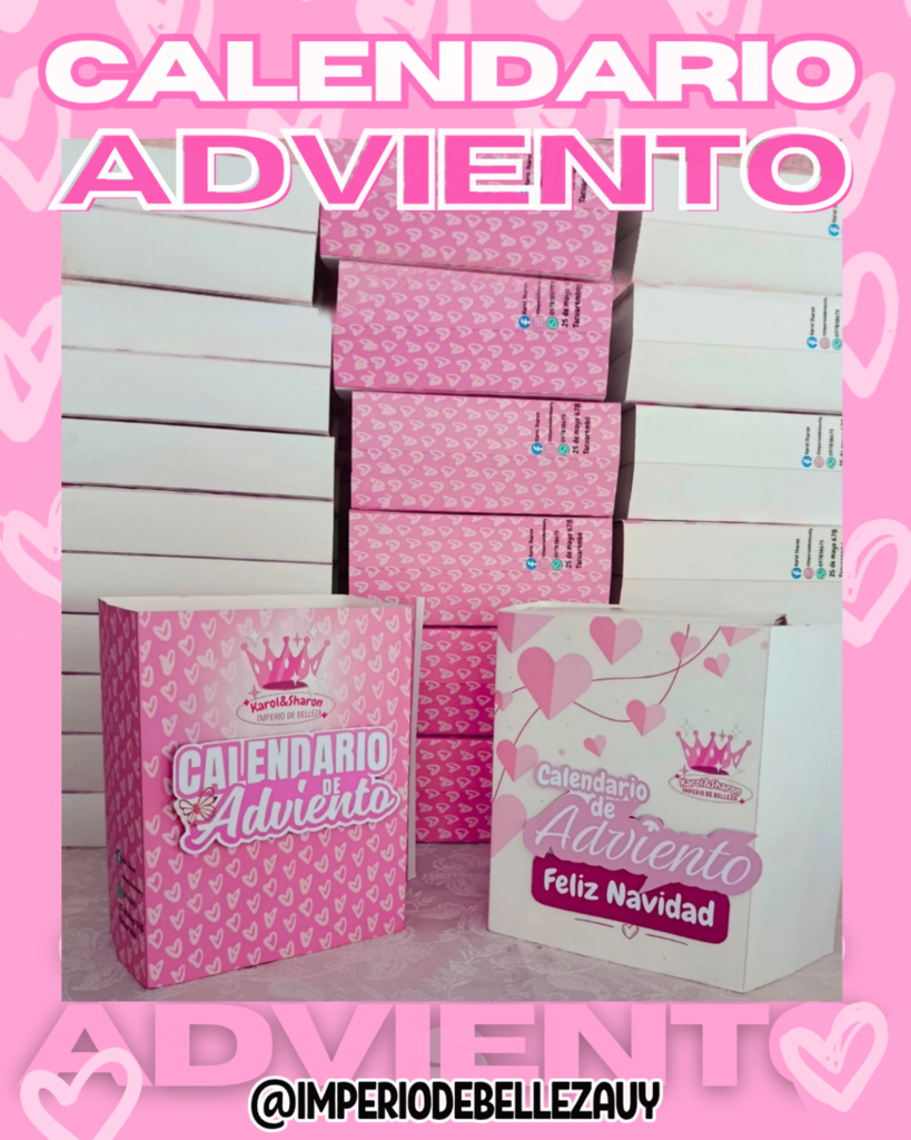 Calendario de Adviento tipo Libro 14 y 24 días