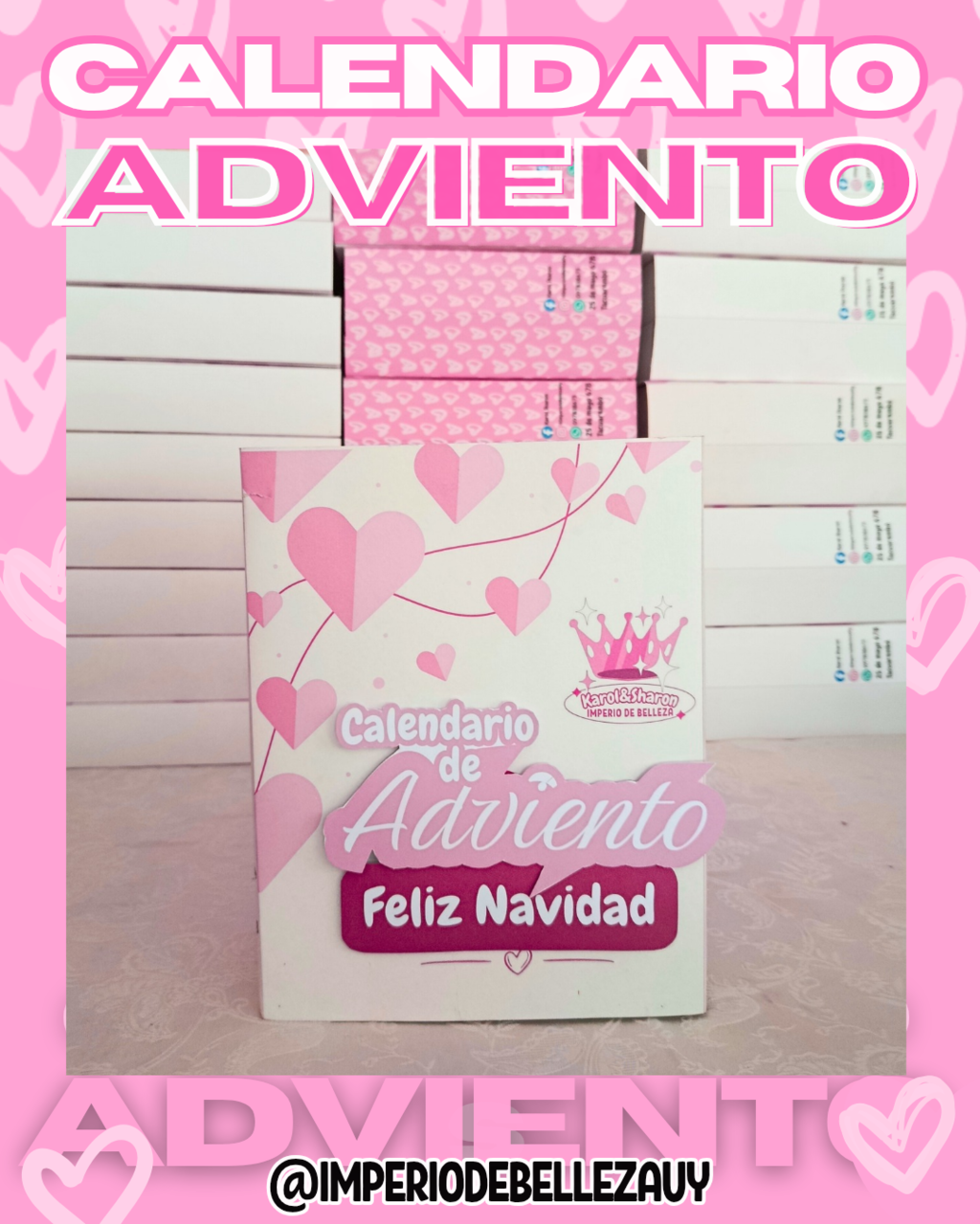 Calendario de Adviento tipo Libro 14 y 24 días