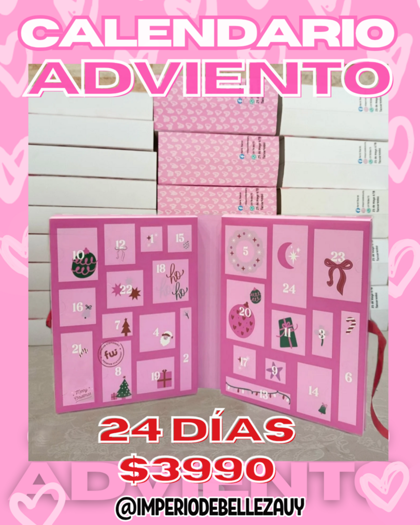 Calendario de Adviento tipo Libro 14 y 24 días