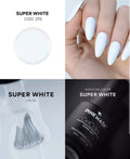 Esmalte Blanco SUPER WHITE semipermanente UV LED- PINK MASK