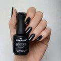 Esmalte Negro Black in Black semipermanente UV LED- PINK MASK