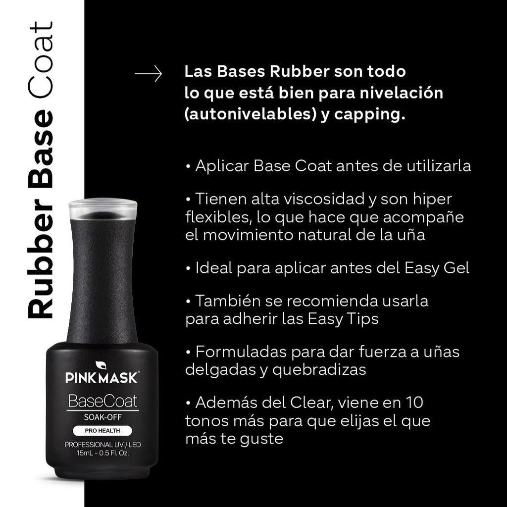 Rubber Base Coat - PINK MASK