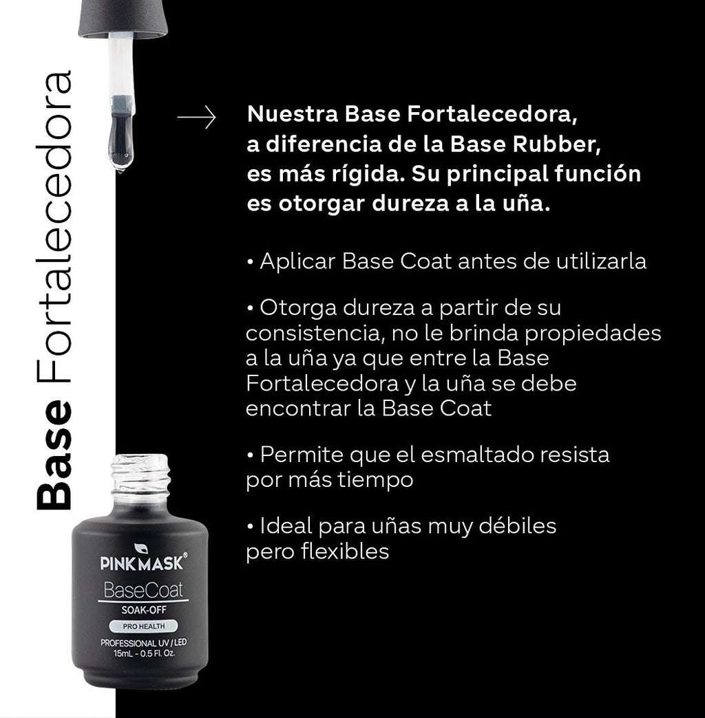 Base Coat Fortalecedora - PINK MASK