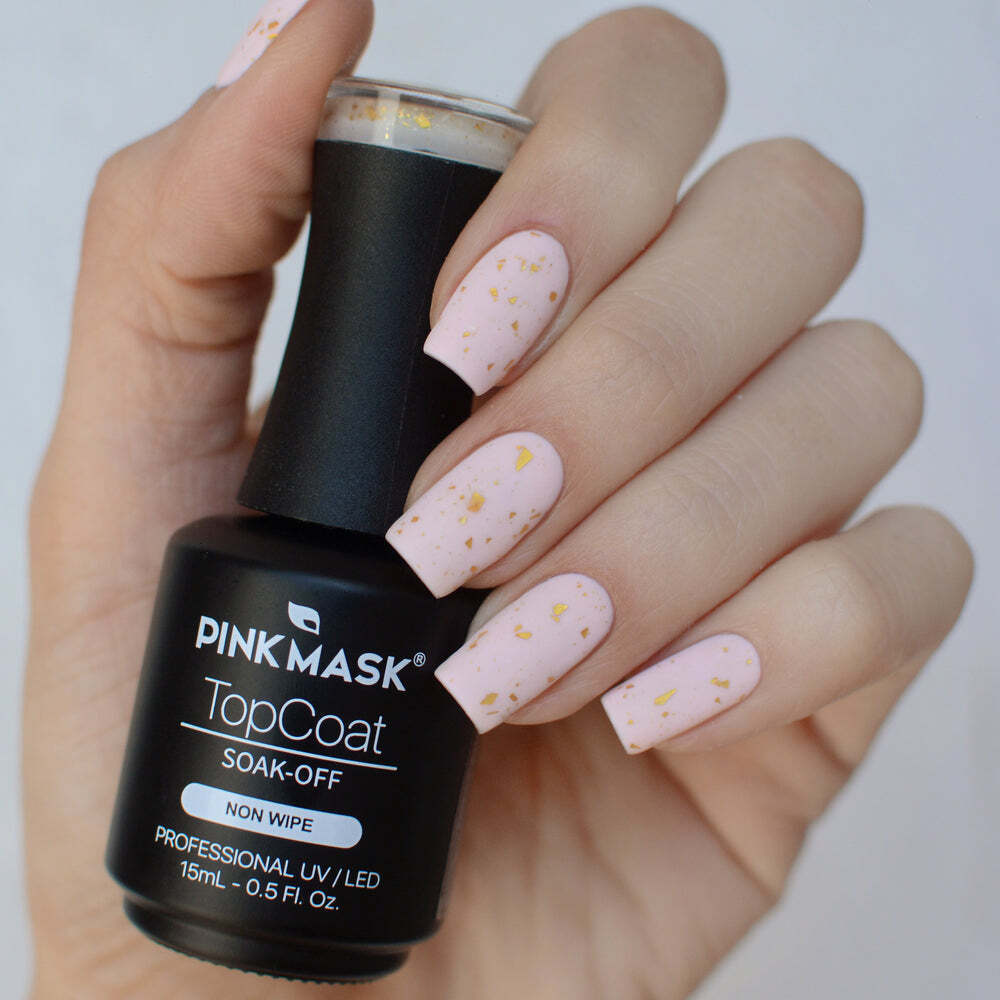 Top Coat Matte - PINK MASK