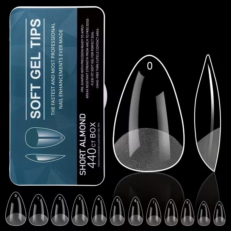 Tips Soft Gel 550 unidades