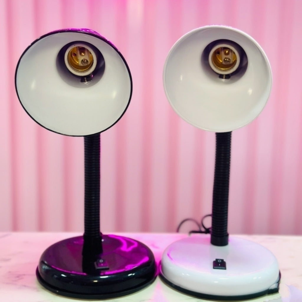 Lámpara de luz con base y con pinza