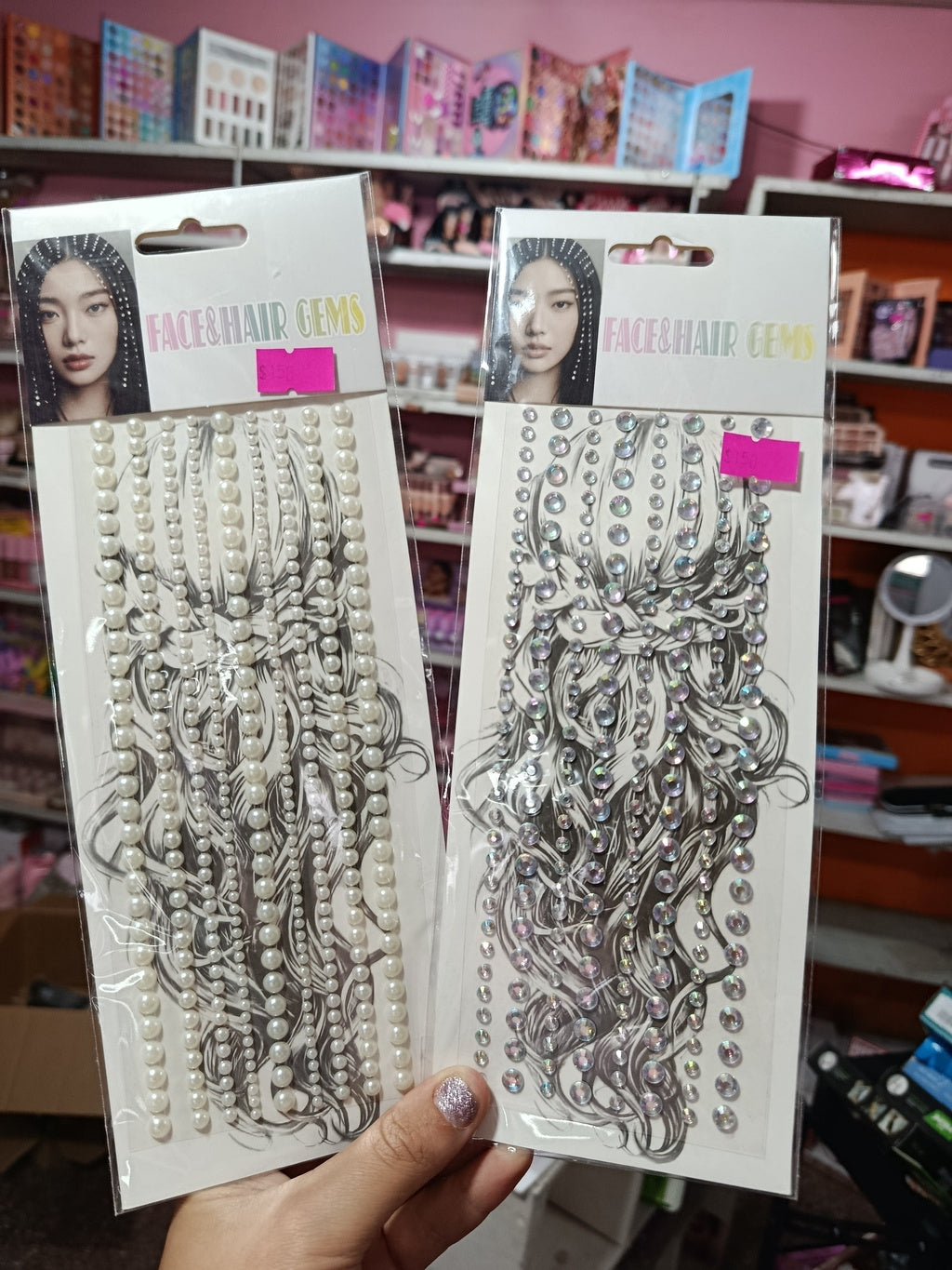 Brillo strass cabello