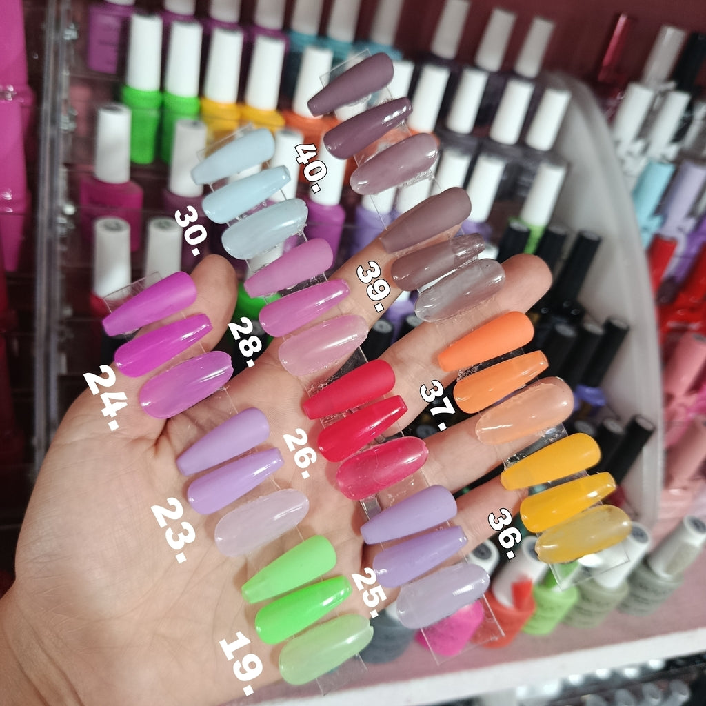 Esmaltes semipermanente uv LED Sioux Colección Jelly color