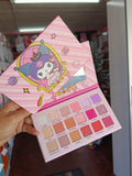 Paletas 18 sombras - 6 modelos Stitch y Kuromi