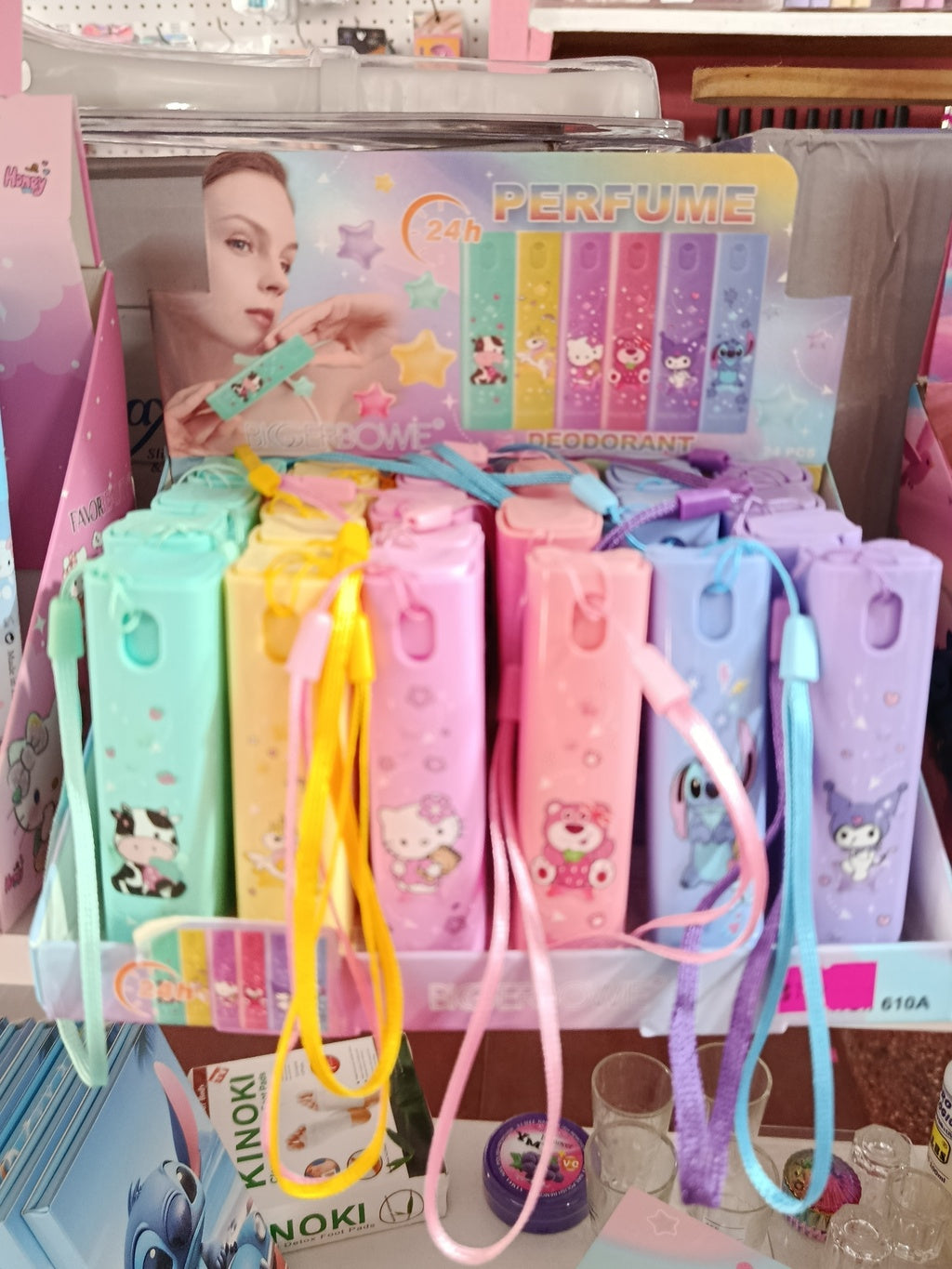 Perfumes con colgante Stitch y Personajes