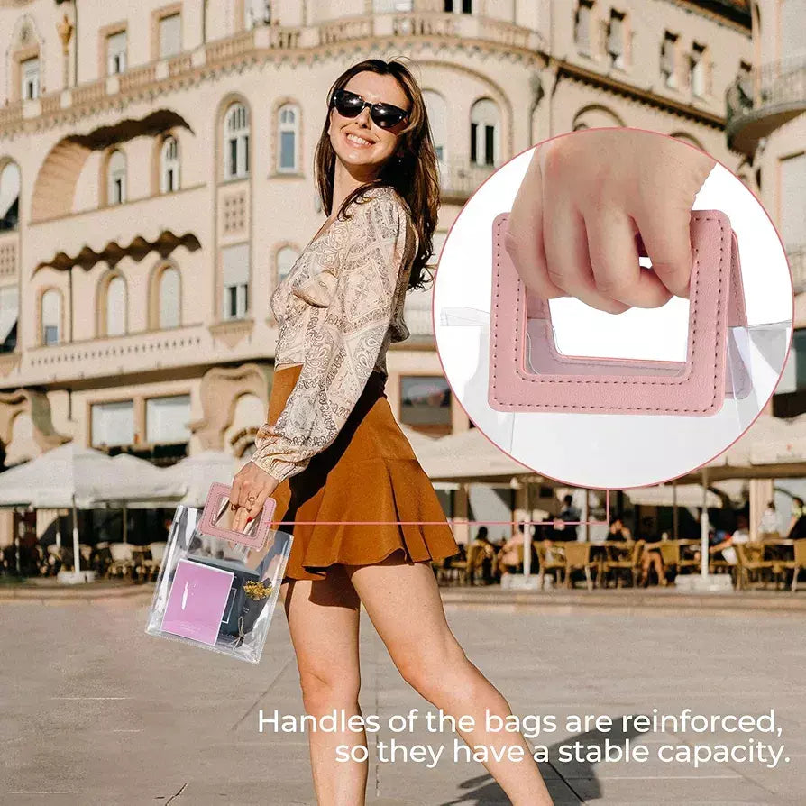 Bolsa Transparente con manija para Kit personalizado