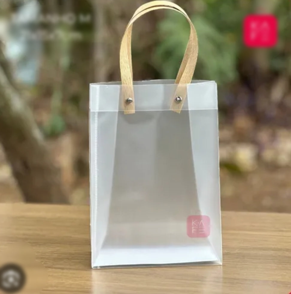 Bolsa Transparente con manija para Kit personalizado