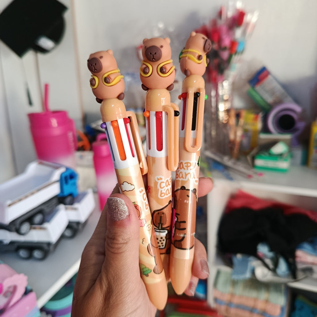 Lapicera multicolor Capibara
