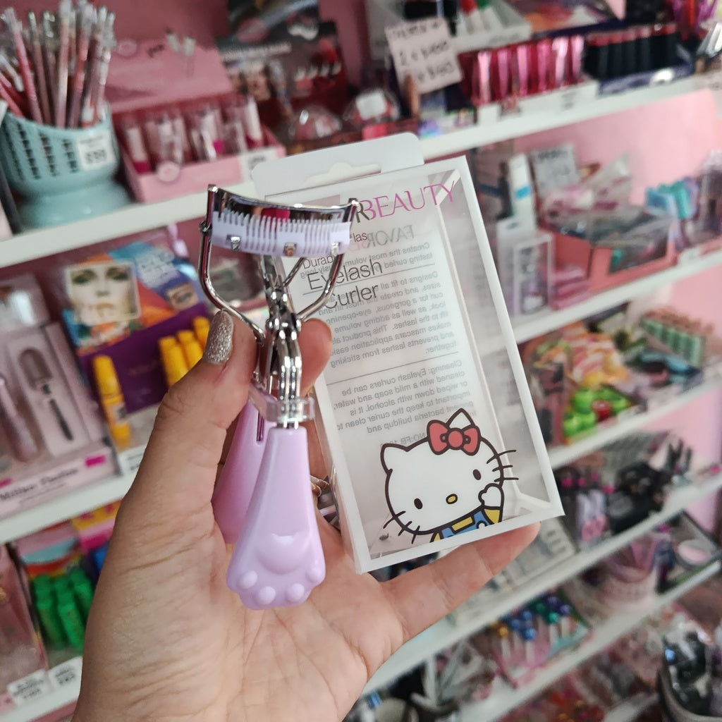 Rizador de pestañas con peine y garrita - Hello Kitty