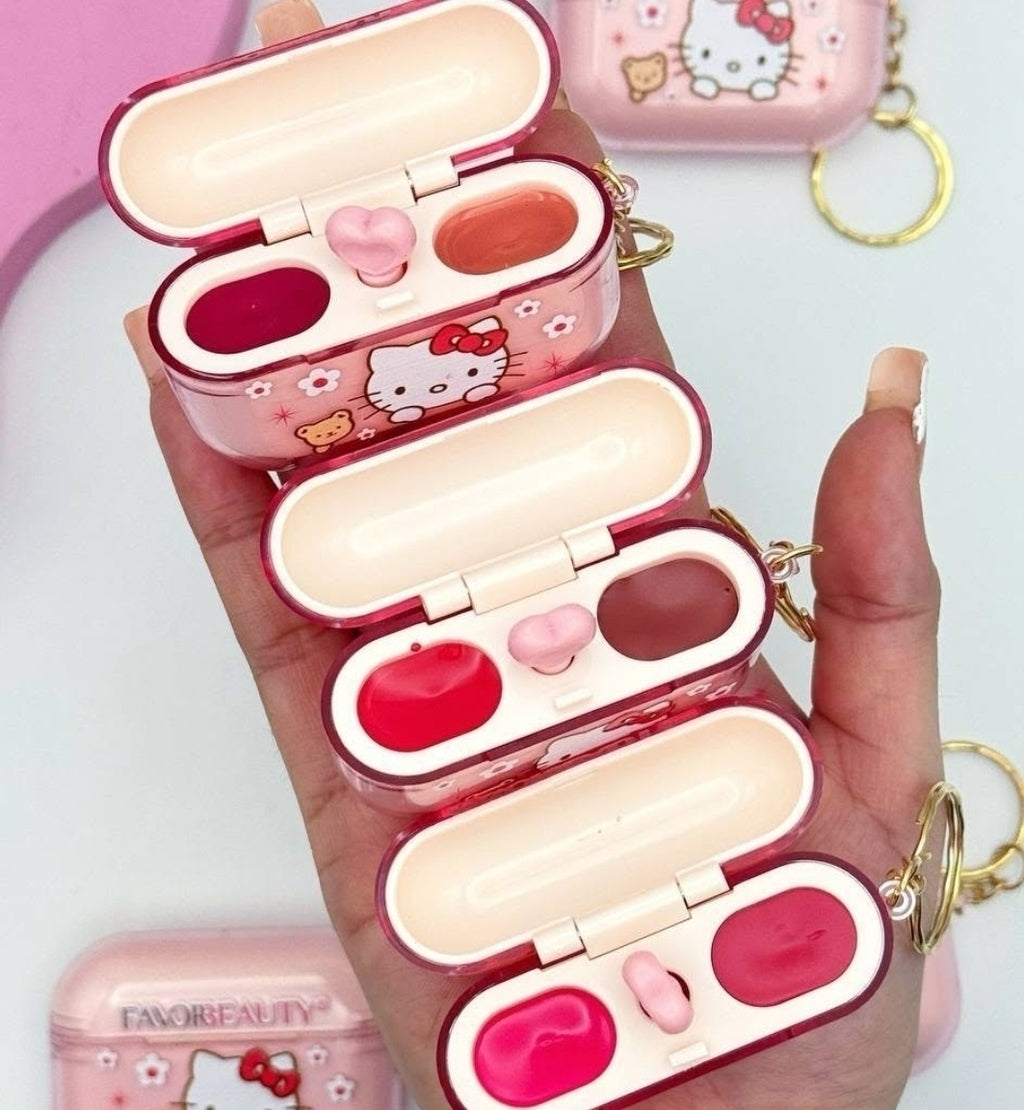 Rubor y Mascara Labial - Hello Kitty