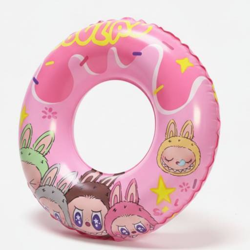Inflable flotador Capibara, Unicornio y Labubu
