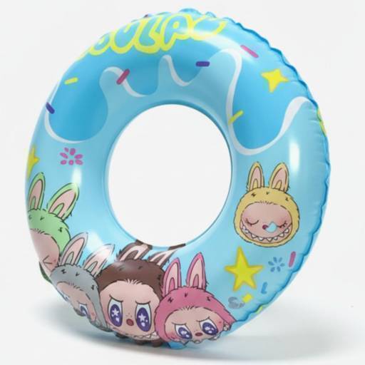 Inflable flotador Capibara, Unicornio y Labubu