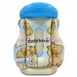 Inflable chaleco salvavidas flotador Capibara -rosado y celeste