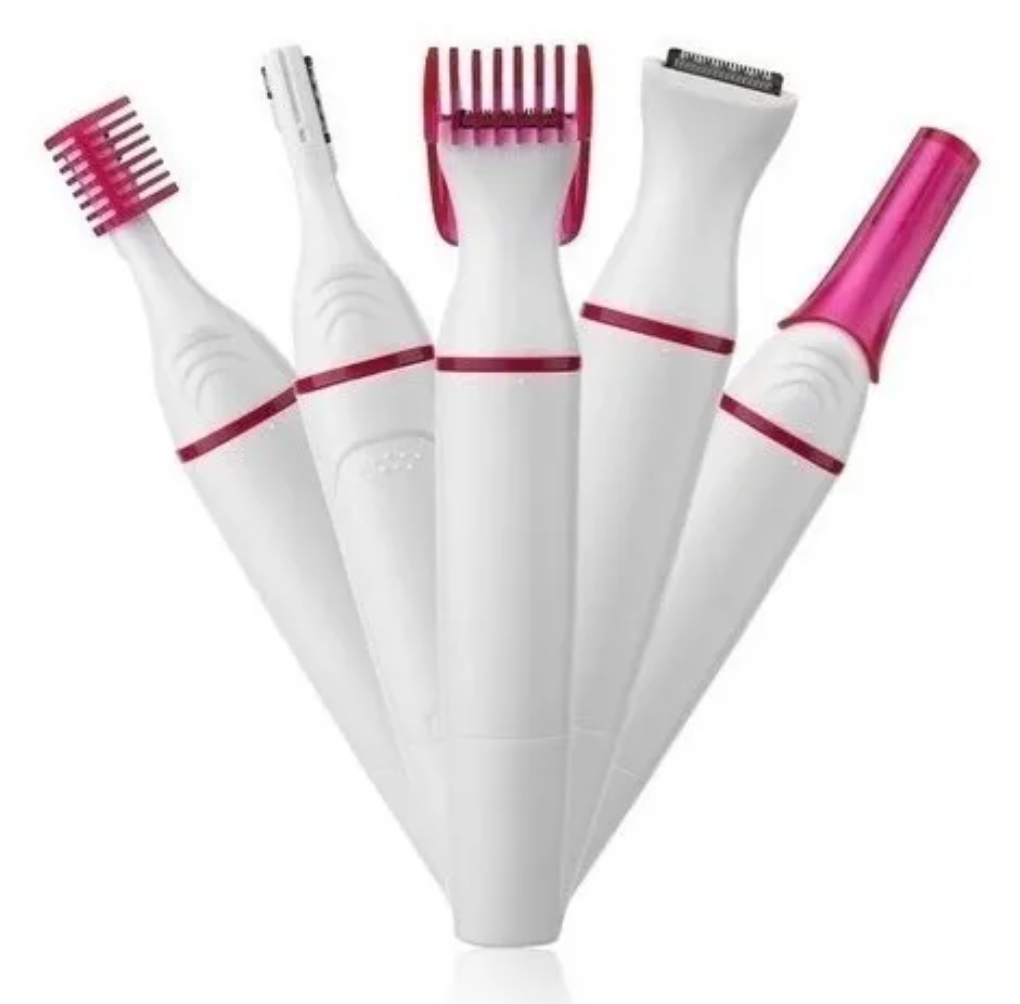 Depiladora 5 en 1 Rostro, Cejas y Cuerpo